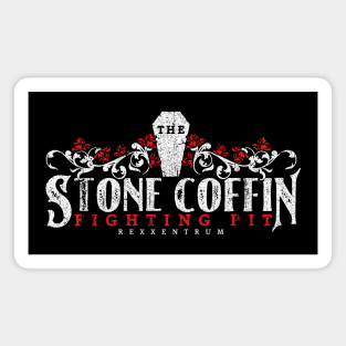 The Stone Coffin Fighting Pit Magnet